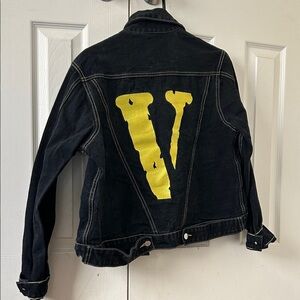 Black Denim Vlone Friends Jacket